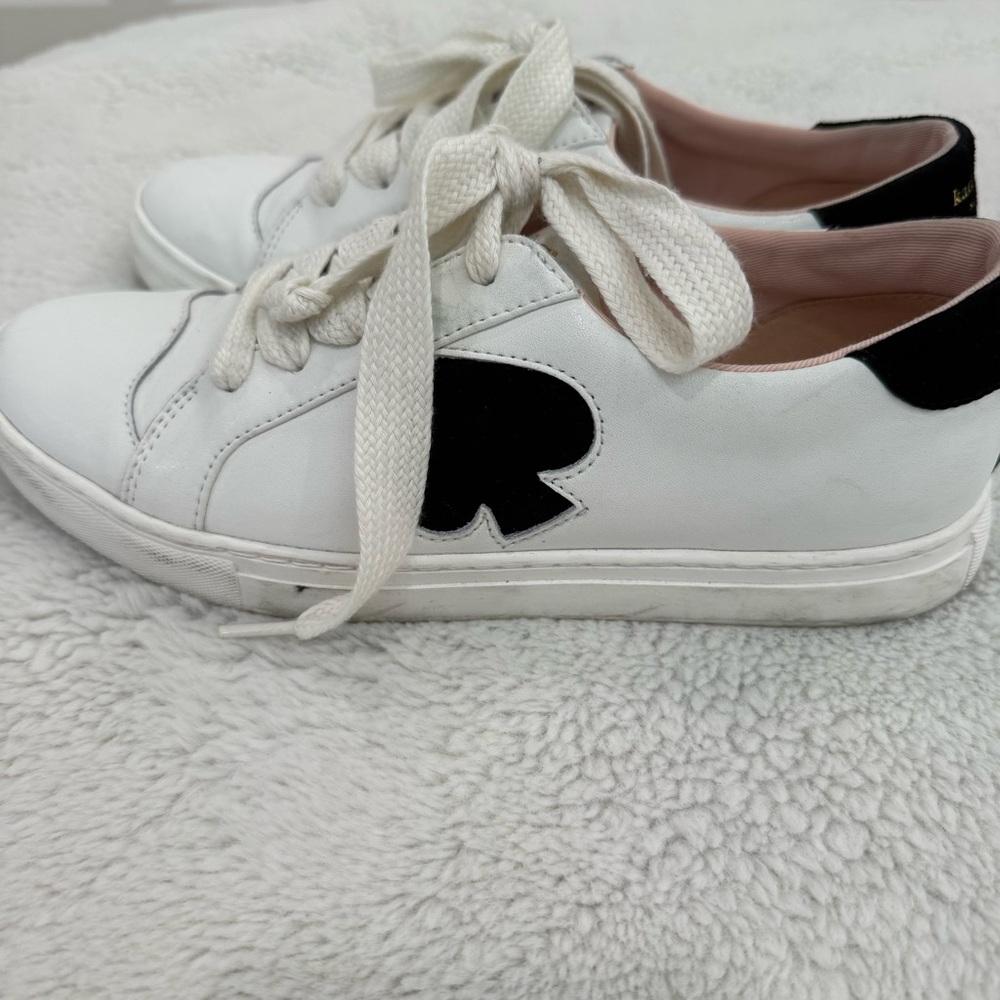 Kate Spade | Black and White Fez Sneaker - Picture 7 of 14